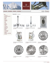 Сайт представительства Artina GmbH в России