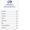 Adam Smith CONFERENCES - Ukrainian Investment Summit 2011 - Web App